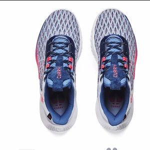 Under Armour Curry Flow Mens Basketball Sneakers Blue /Pink size 10  rand new
